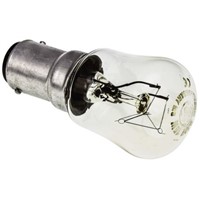 15 W GE GLS Incandescent Light Bulb, B15d, 230 V ac Clear
