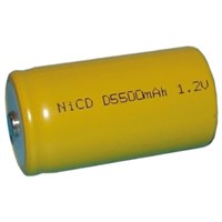 Saft NiCd Rechargeable D Batteries, 5.5Ah