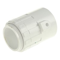 Schneider Electric Adapter Cable Conduit Fitting, PVC White 25mm nominal size