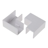 Schneider Electric uPVC 16 x 16mm Flat Angle Miniature PVC