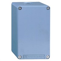 Schneider Electric Blue Metal Harmony XAP Push Button Enclosure - 0 Hole 22mm Diameter