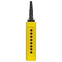 Schneider Electric Pendant Station Enclosure Harmony XACA, Polypropylene, 8 Cutouts, IP65 - Yellow