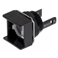 Square case momentary pushbutton switch
