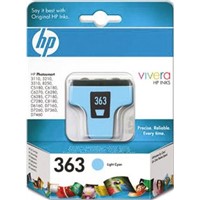 Hewlett Packard 363 Light Cyan Ink Cartridge