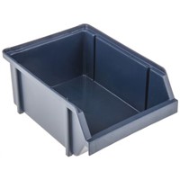 Raaco Blue Plastic Stackable Storage Bin, 75mm x 125mm x 170mm