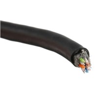 Harting Black Cat6 Cable S/FTP PVC Unterminated/Unterminated, 100m