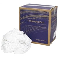Strong Hold Pack of White Cloths for Cleaning, Drying Use