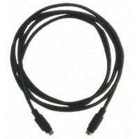 WK051 2m Male S-Video Plug to Male S-Video Plug Black DIN Video Cable Assembly