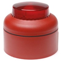 Cranford Controls VXB Red LED Beacon, 20  35 V dc, Flashing, Surface Mount