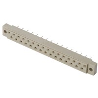 ASSMANN WSW 5mm Pitch 13 Way 2 Row Straight Female DIN 41617 Connector, Solder Termination, 2A