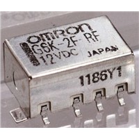 Relay DPDT SMT out-L RF shield,1A 4.5Vdc