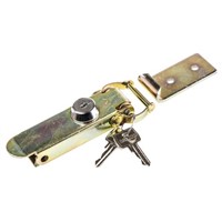 Steel Zinc Plated Toggle Latch,Lockable, 200kgf Op.Tension, 126 x 46 x 26.5mm