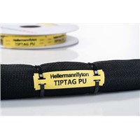 HellermannTyton TIPTAG Mounting clamp Cable Marker, Pre-printed TIPTAG PU Yellow