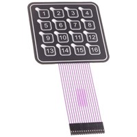 APEM 16 Key Illuminated Membrane Keypad