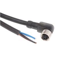Cable, connector M8, 4 pin, 2m elbowed