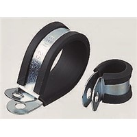 Steel P-Clip, TPE liner,19mm