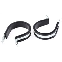 Steel P-Clip, TPE liner,40mm