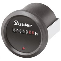 Kubler Hour Counter, 7 digits, Screw Connection, 100  130 V ac