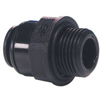 John Guest Threaded-to-Tube Pneumatic Fitting G 1/8 to Push In 4 mm, PM Series, 16 bar