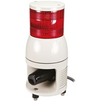 Schneider Electric Harmony XVC1 LED Beacon Tower - With Siren, 1 Light Elements, Red, 24 V dc