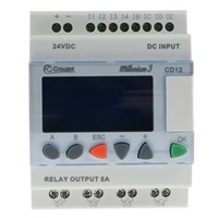 Crouzet CD12 Logic Control - 8 Inputs, 4 Outputs, Computer, Operating Panel Interface