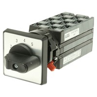 ABB, DP 5 Position 30 Rotary Switch, 400 V, 25 A, Handle Actuator