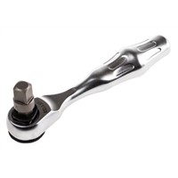 Wera 1/4 in Socket Wrench, Square Drive With Ratchet Handle