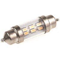 LED Car Bulb 10.2 (dia) x 37 (h) mm 37 mm Cool White 12 V ac/dc 42 mA 10.2mm 45 lm