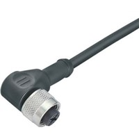 Binder Right Angle M12 to Unterminated Cable assembly, 5 Core 5m Cable