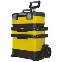Stanley Tools Rolling Workshop Plastic Tool Chest, with 2 Wheels, 570 x 410 x 720mm