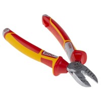 NWS VDE/1000V Insulated 190 mm 6-in-1 VDE Supercutter Cutters, Alloy Steel