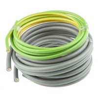 Prysmian 6181Y Conduit &amp;amp; Trunking Cable, 25 mm2 CSA , 300/500 V, Grey PVC 3m
