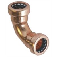 Push fit copper 22mm Elbow fitting