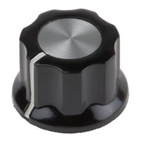 TE Connectivity Rotary Switch Knob for use with 6.35 mm Shafts