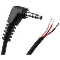 Switchcraft 3.1m 3.5 mm Stereo Male Jack 90 angled Audio Cable Assembly