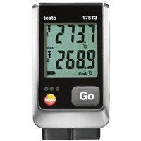 Testo testo 175 T3 Temperature Data Logger, Maximum Temperature Measurement +1000 (K) C, +400 (T) C, USB, Battery