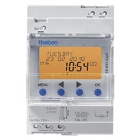 1 Channel Digital DIN Rail Time Switch Measures Hours, 110  240 V ac