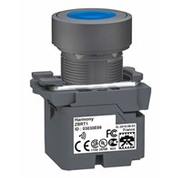 Schneider Electric, Harmony XB5 Blue Flush Wireless Radio Control Switch, 22mm Momentary