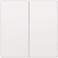 White Flush Mount Rocker Light Switch White, 2 Way Clip In Gloss VDE 55mm Not Illuminated IP20 2, Delta