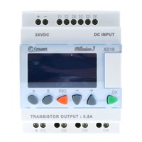 Crouzet Millenium 3 Logic Module, 24 V dc Transistor, 6 x Input, 4 x Output With Display