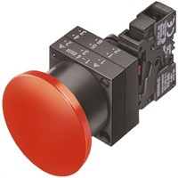 PUSH BUTTON UNIT, ROUND, 22mm, RED