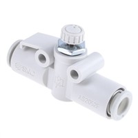 SMC AS Series Flow Controller, 8mm Tube Inlet Port x 8mm Tube Outlet Port