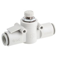 SMC AS Series Flow Controller, 12mm Tube Inlet Port x 12mm Tube Outlet Port