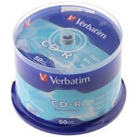 Verbatim 700 MB 52X CD-R, 50 Pack