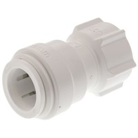 JG Speedfit Straight Tap Adapter PVC Pipe Fitting, 15mm