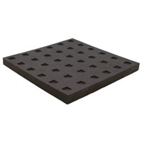 Fabreeka 150mm Anti Vibration Mat 2311157 50psi Nitrile Rubber 150 x 150mm 8mm Isolation Pad 150mm