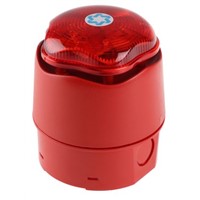 Hosiden Besson Banshee Excel Lite Sounder Beacon 110dB, Red LED, 9  30 V dc, IP66