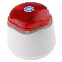Hosiden Besson Banshee Excel Lite Sounder Beacon 110dB, Red LED, 9  30 V dc, IP45