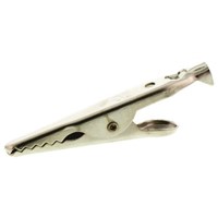 Mueller Electric Crocodile Clip, Nickel-Plated Steel Contact, 5A, Natural