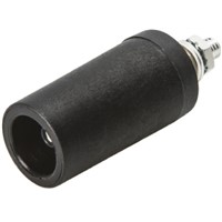 Staubli Black Plug Banana Plug - Screw, 600V